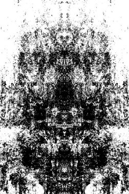 Siyah beyaz lekeli dağınık duvar kâğıdı, soyut desenli arka plan 