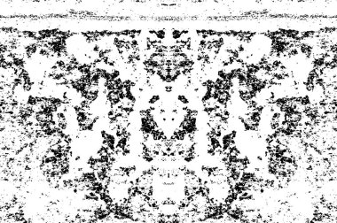 Siyah beyaz lekeli dağınık duvar kâğıdı, soyut desenli arka plan 