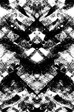 Siyah beyaz lekeli dağınık duvar kâğıdı, soyut desenli arka plan 