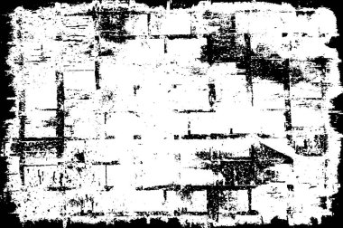 Grunge Vektör Doku Arkaplanı. Gürültüyle Kolayca Üzüntü Yaratmak, Tırmalamak, Bağbozumu Efekti