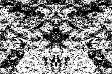 Soyut grunge siyah beyaz desenli arkaplan.               