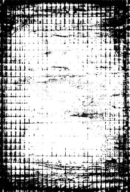 Grunge Vektör Doku Arkaplanı. Gürültüyle Kolayca Üzüntü Yaratmak, Tırmalamak, Bağbozumu Efekti