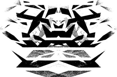 siyah ve beyaz grunge deseni, soyut arkaplan                         