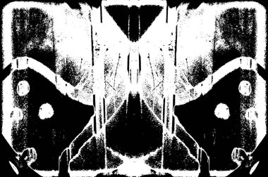 Grunge Vektör Doku Arkaplanı. Gürültüyle Kolayca Üzüntü Yaratmak, Tırmalamak, Bağbozumu Efekti