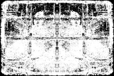 Grunge Vektör Doku Arkaplanı. Gürültüyle Kolayca Üzüntü Yaratmak, Tırmalamak, Bağbozumu Efekti