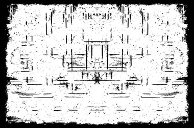 Grunge Vektör Doku Arkaplanı. Gürültüyle Kolayca Üzüntü Yaratmak, Tırmalamak, Bağbozumu Efekti