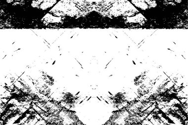 Soyut grunge siyah beyaz desenli arkaplan.               