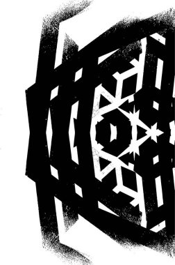 Soyut grunge siyah beyaz desenli arkaplan.               