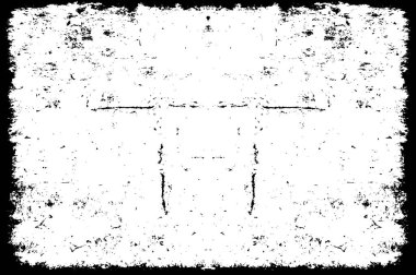 soyut siyah ve beyaz grunge şablonu, vektör illüstrasyonu        