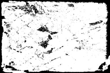 Grunge Vektör Doku Arkaplanı. Gürültüyle Kolayca Üzüntü Yaratmak, Tırmalamak, Bağbozumu Efekti