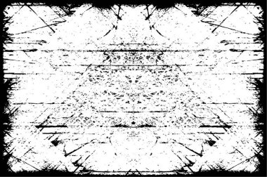 Grunge Vektör Doku Arkaplanı. Gürültüyle Kolayca Üzüntü Yaratmak, Tırmalamak, Bağbozumu Efekti