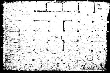 Grunge Vektör Doku Arkaplanı. Gürültüyle Kolayca Üzüntü Yaratmak, Tırmalamak, Bağbozumu Efekti