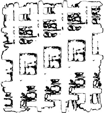 Grunge Vektör Doku Arkaplanı. Gürültüyle Kolayca Üzüntü Yaratmak, Tırmalamak, Bağbozumu Efekti