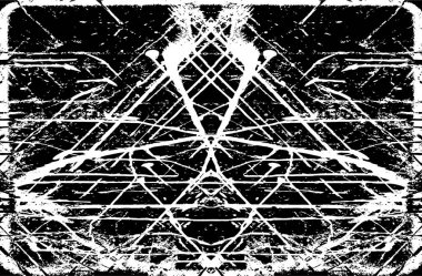 Grunge Vektör Doku Arkaplanı. Gürültüyle Kolayca Üzüntü Yaratmak, Tırmalamak, Bağbozumu Efekti