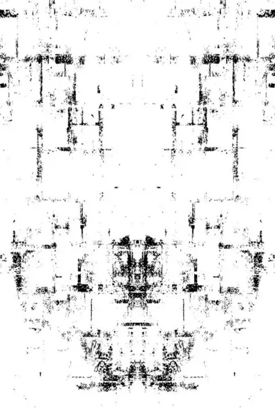 Zwart Wit Grunge Patroon Abstracte Achtergrond — Stockvector