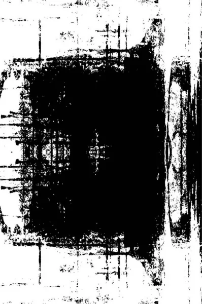 Gespetterde Abstracte Achtergrond Rommelig Behang Met Zwart Wit Vlekken — Stockvector