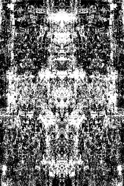 Postříkané Abstraktní Pozadí Chaotické Tapety Černými Bílými Skvrnami — Stockový vektor