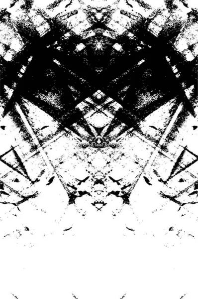 Старый Абстрактный Черно Белый Гранж Винтажный Фон — стоковый вектор