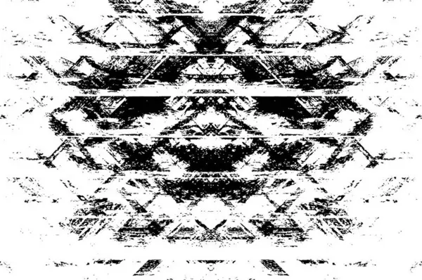 Черный Белый Абстрактный Фон Черно Белый Монохромный Старый Гранж Старинный — стоковый вектор