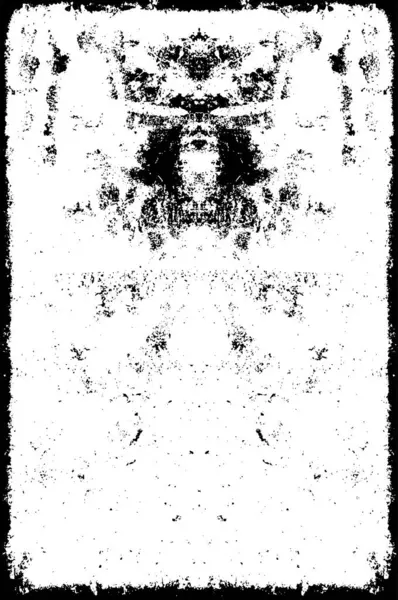 黑色和白色的抽象背景 黑色和白色的单色古埃及风化背景 — 图库矢量图片