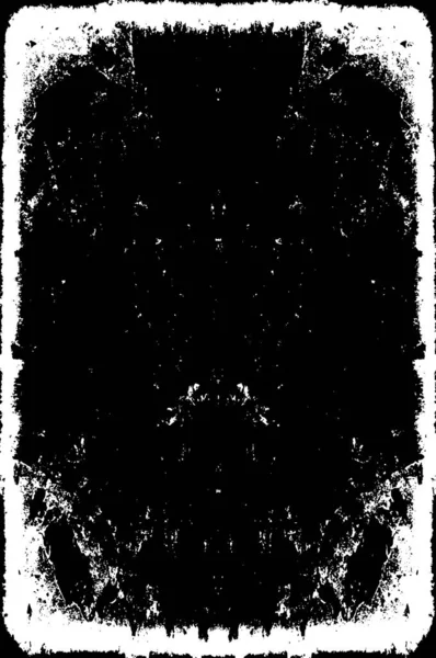 Чорно Білий Абстрактний Фон Чорно Білий Монохромний Старий Гранжевий Старовинний — стоковий вектор