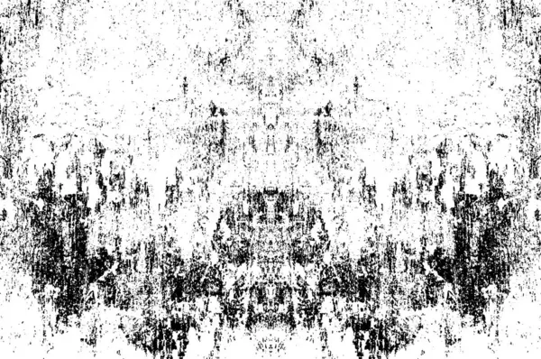 Zwart Wit Grunge Patroon Abstracte Achtergrond — Stockvector