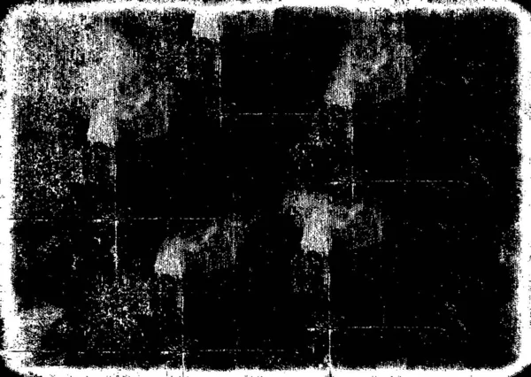 Schwarz Weißes Grunge Muster Abstrakter Hintergrund — Stockvektor