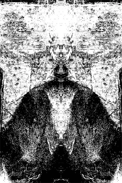 Гранж Абстрактная Живопись Черно Белые Цвета Монохроматическая Текстура — стоковый вектор