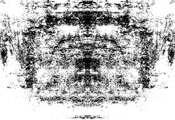 Grunge Peinture Abstraite Couleurs Noir Blanc Texture Monochoromatique — Image vectorielle
