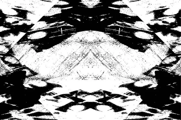 Schwarz Weißer Abstrakter Hintergrund Schwarz Weißer Monochromer Alter Grunge Vintage — Stockvektor
