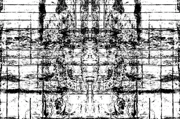 Abstrakte Schwarz Weiß Grunge Vorlage Vektorillustration — Stockvektor