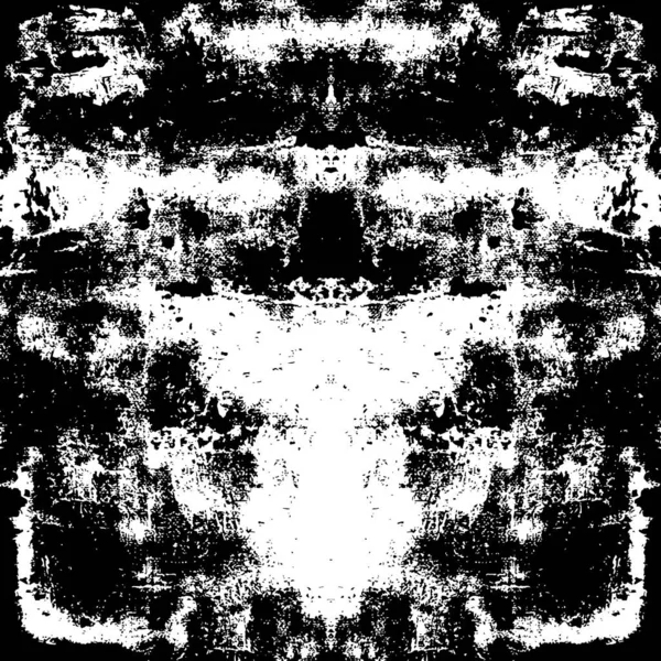 Старый Абстрактный Черно Белый Гранж Винтажный Выветренный Фон — стоковый вектор