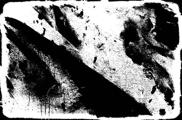 Vecchio Astratto Nero Bianco Grunge Vintage Meteo Sfondo — Vettoriale Stock