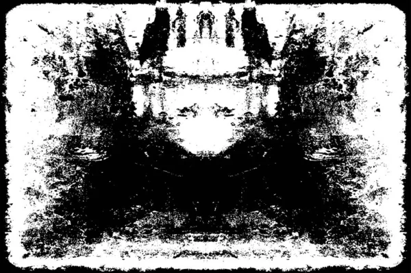 Alter Abstrakter Schwarz Weißer Grunge Vintage Verwitterter Hintergrund — Stockvektor