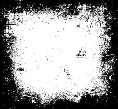 Grunge Vektör Doku Arkaplanı. Gürültüyle Kolayca Üzüntü Yaratmak, Tırmalamak, Bağbozumu Efekti