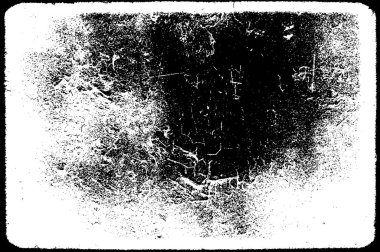 Grunge Vektör Doku Arkaplanı. Gürültüyle Kolayca Üzüntü Yaratmak, Tırmalamak, Bağbozumu Efekti