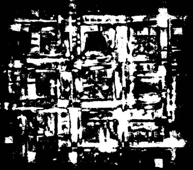 Grunge Vektör Doku Arkaplanı. Gürültüyle Kolayca Üzüntü Yaratmak, Tırmalamak, Bağbozumu Efekti