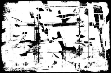 Grunge Vektör Doku Arkaplanı. Gürültüyle Kolayca Üzüntü Yaratmak, Tırmalamak, Bağbozumu Efekti