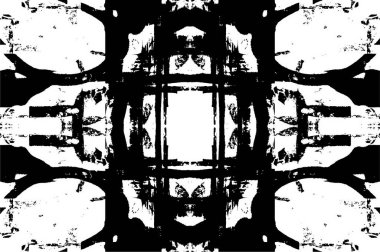 Grunge Vektör Doku Arkaplanı. Gürültüyle Kolayca Üzüntü Yaratmak, Tırmalamak, Bağbozumu Efekti