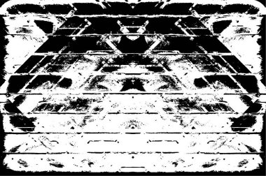 Grunge Vektör Doku Arkaplanı. Gürültüyle Kolayca Üzüntü Yaratmak, Tırmalamak, Bağbozumu Efekti