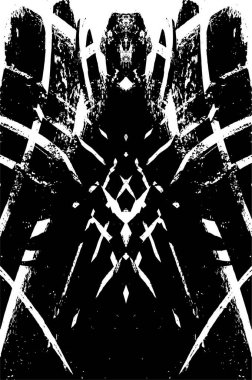 Grunge Vektör Doku Arkaplanı. Gürültüyle Kolayca Üzüntü Yaratmak, Tırmalamak, Bağbozumu Efekti