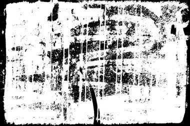 Grunge Vektör Doku Arkaplanı. Gürültüyle Kolayca Üzüntü Yaratmak, Tırmalamak, Bağbozumu Efekti