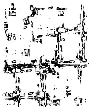 Çizikler de dahil. soyut siyah beyaz duvar kağıdı