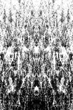 Arkaplan kullanımı için simetrik detaylara sahip Grunge monokrom deseni