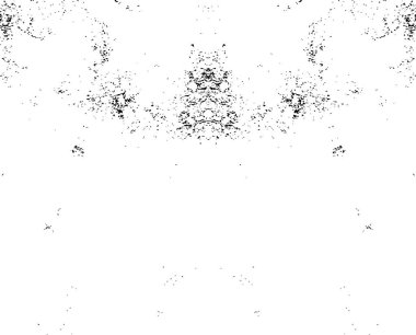 Arkaplan kullanımı için simetrik detaylara sahip Grunge monokrom deseni