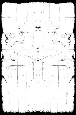 Arkaplan kullanımı için simetrik monokrom deseni