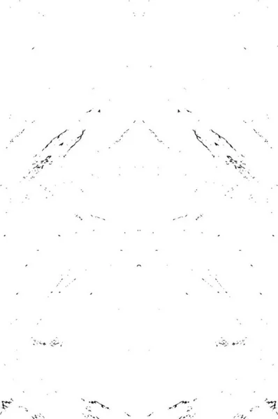 Монохромный Рисунок Искаженными Симметричными Деталями Фонового Использования — стоковый вектор