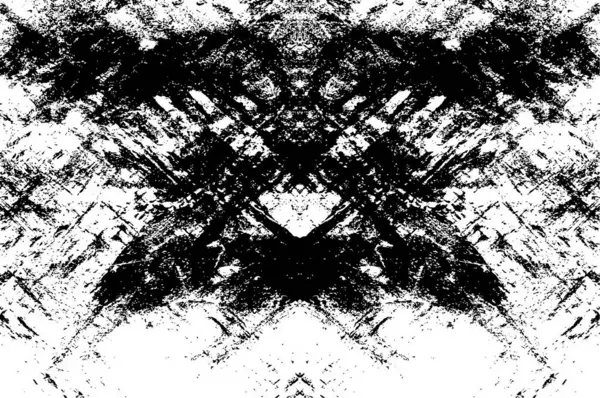 Symmetrisches Monochromes Muster Für Den Hintergrund — Stockvektor