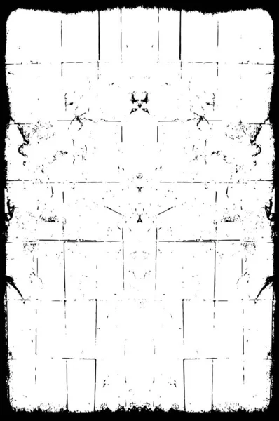 Симметричный Монохромный Узор Фонового Использования — стоковый вектор