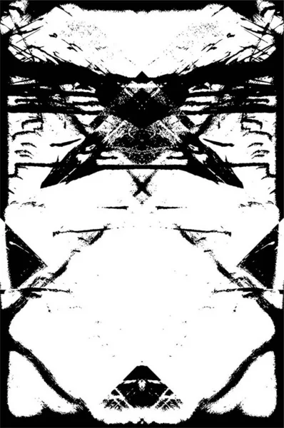 Černý Bílý Texturovaný Vzor Abstraktní Pozadí — Stockový vektor